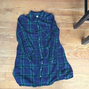 Navy/Forest Green Old Navy Tunic